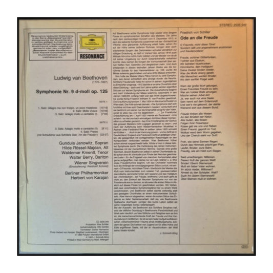 Beethoven & Berliner Philharmoniker & Herbert Von Karajan: Symphonie Nr. 9