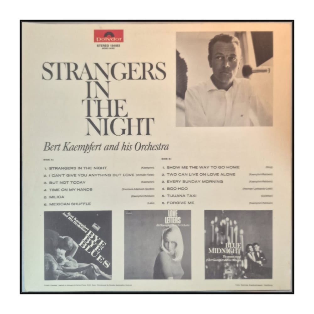 Bert Kaempfert and his Orchestra: Strangers in the Night