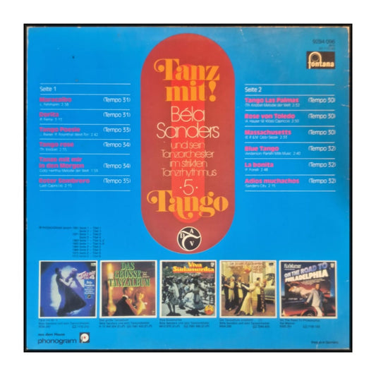 Béla Sanders Und Sein Tanzorchester: Tanz Mit! 5. Tango