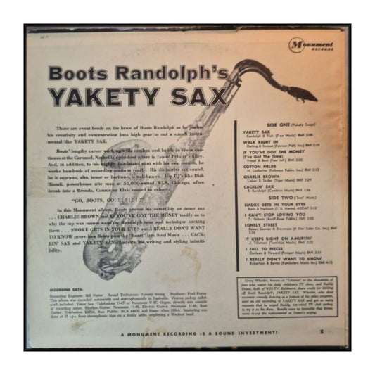 Boots Randolph: Yakety Sax