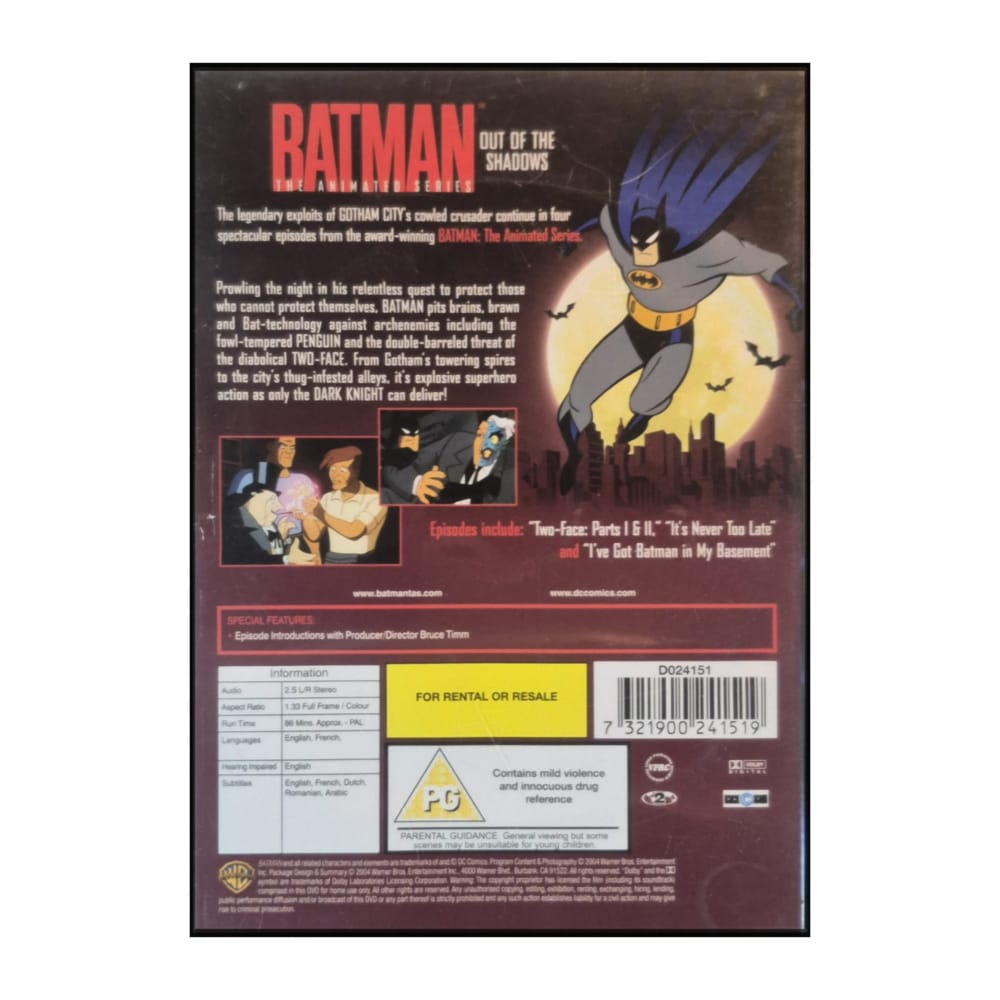 Batman: The Animated Series: Out Of The Shadows