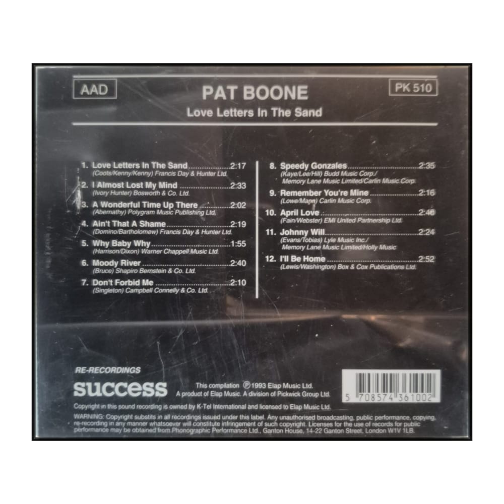 Pat Boone: Love Letters In The Sand