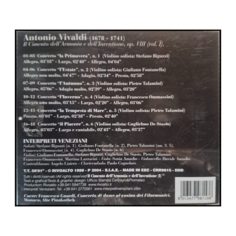 Antonio Vivaldi & Interpreti Veneziani: The Four Seasons