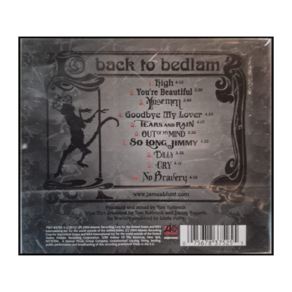 James Blunt: Back To Bedlam