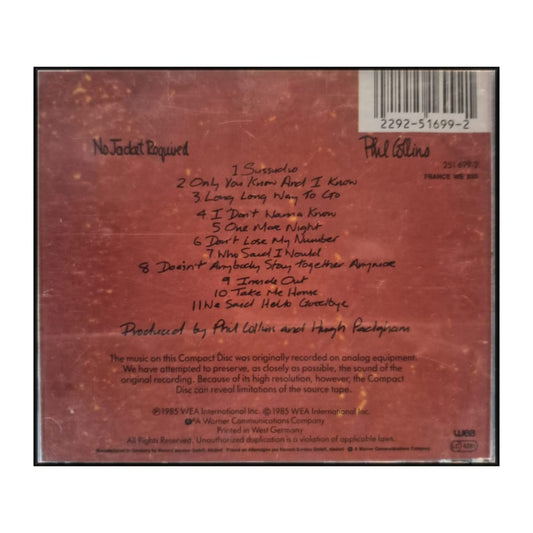 Phil Collins: No Jacket Required
