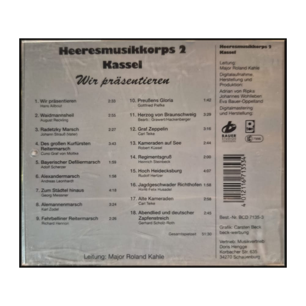 Heeresmusikkorps 2 Kassel: Wir Präsentieren