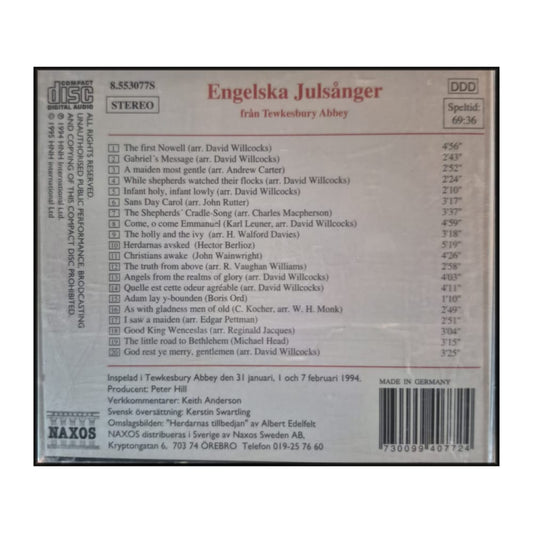 Tewkesbury Abbey Choir & Andrew Sackett: Engelska Julsånger