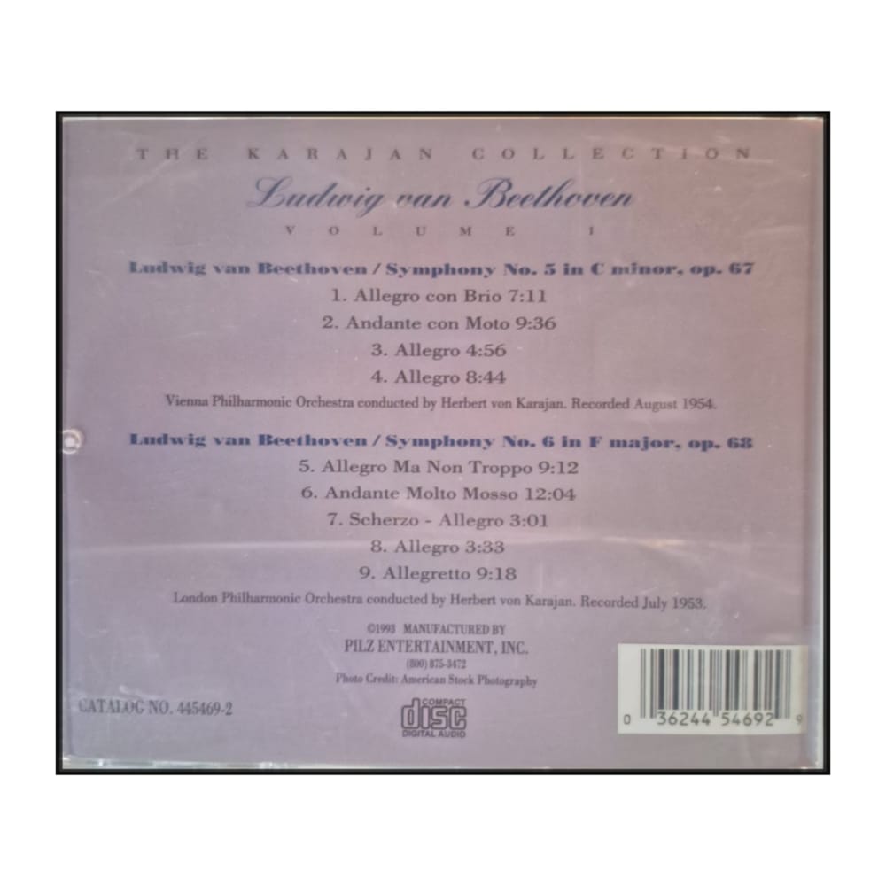 Ludwig Van Beethoven: The Karajan Collection V1