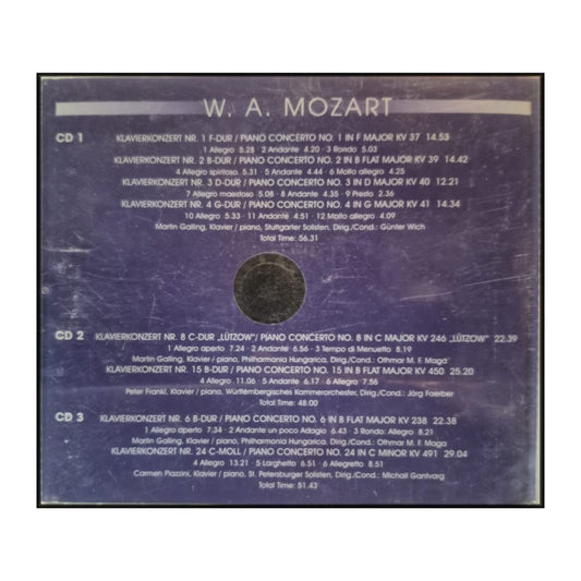 Wolfgang Amadeus Mozart: Klavierkonzerte Nr. 1-4, 6, 8, 15, 24