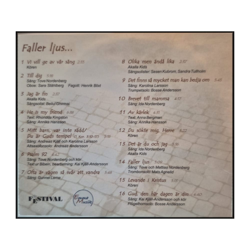 Kai Kjäll-Andersson: Faller Ljus