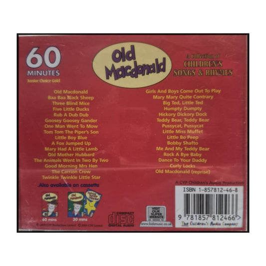 Old Macdonald: A Collection Of Children'S Songs & Rhymes