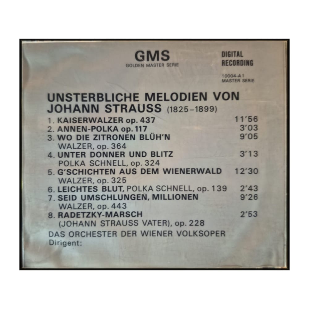 Golden Master Series: Strauss Unsterbliche Melodien