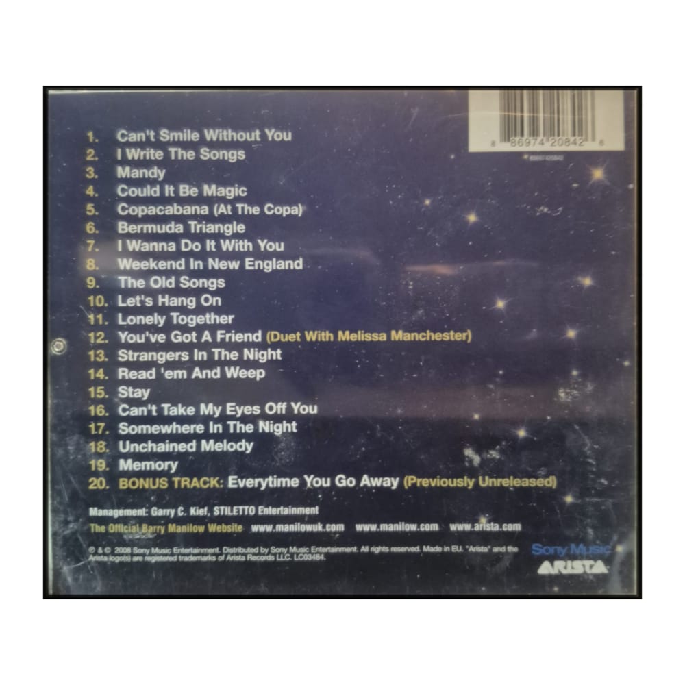 Barry Manilow: The Best of Barry Manilow: Music & Passion