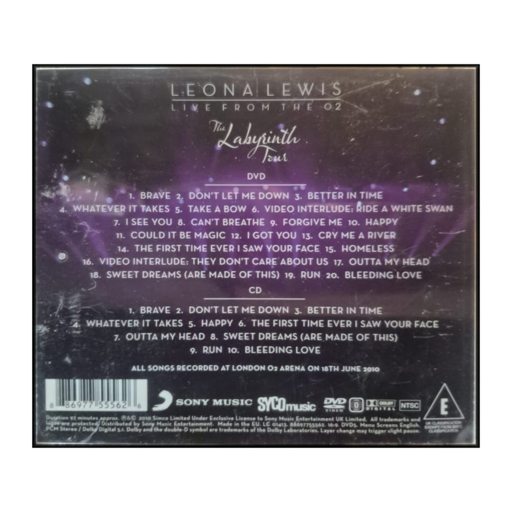 Leona Lewis: The Labyrinth Tour: Live From The O2