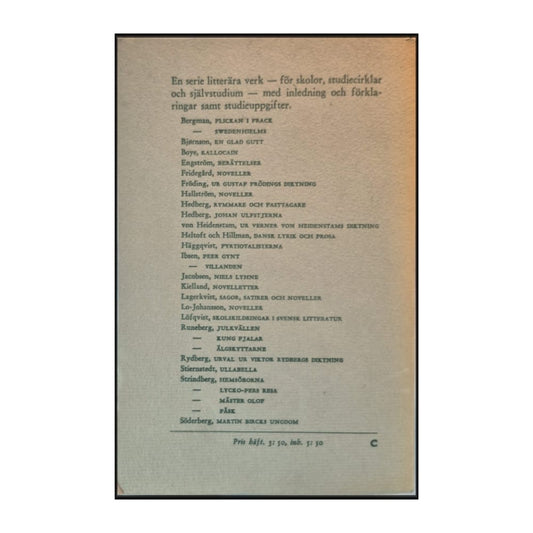 August Strindberg: Hemsöborna