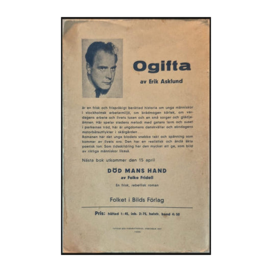 Erik Asklund: Ogifta