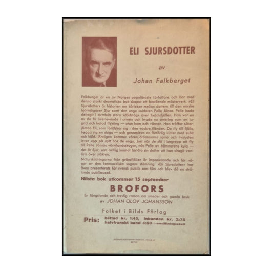 Johan Falkberget: Eli Sjursdotter