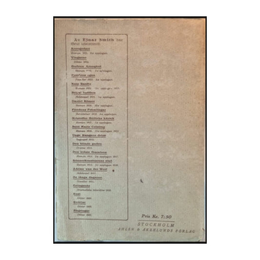 Ejnar Smith: Tilleman Kruse