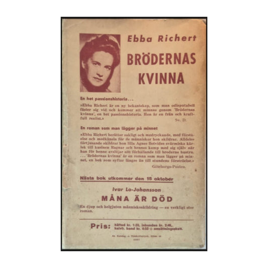 Ebba Richert: Brödernas Kvinna