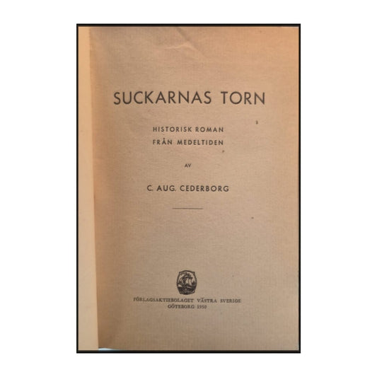 Carl August Cederborg: Suckarnas Torn