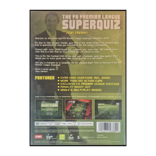 Alan Hansen: The Fa Premier League Superquiz