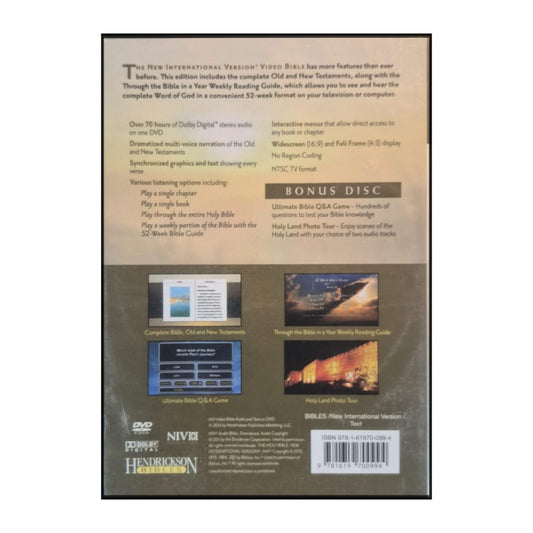 New International Version: Niv Video Bible