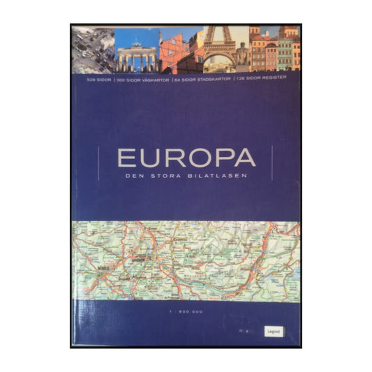 Legind: Europa Den Stora Bilatlasen