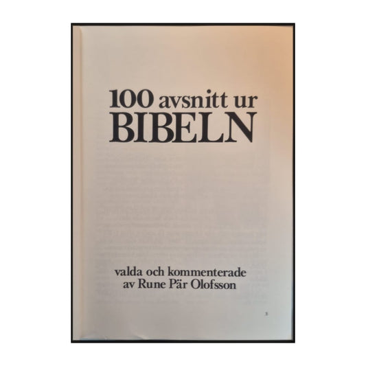 Rune Pär Olofsson: Det Bästa Ur Bibeln