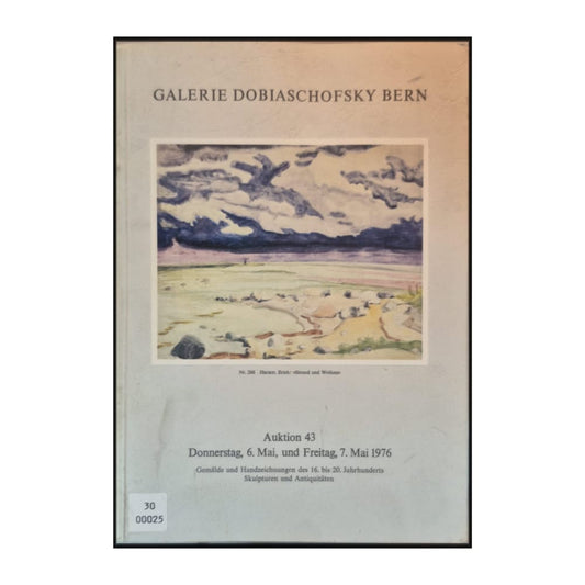 Galerie Dobiaschofsky Bern: Auktion 43