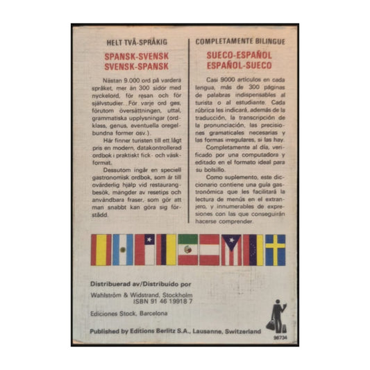 Berlitz: Spansk-Svensk / Sueco-Español Ficklexikon