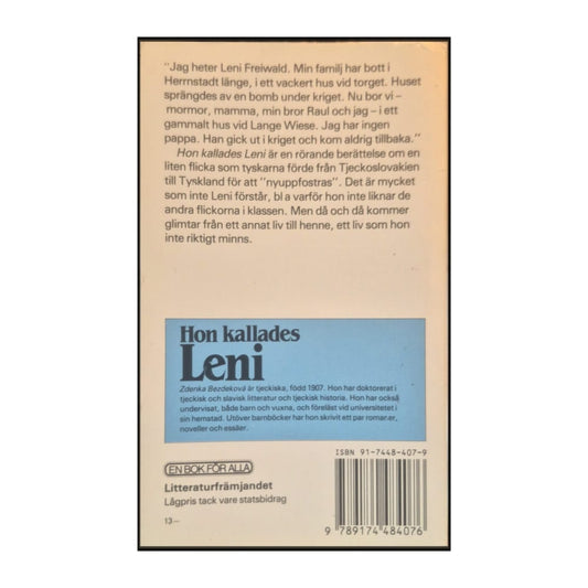 Zděnka Bezděková: Hon Kallades Leni