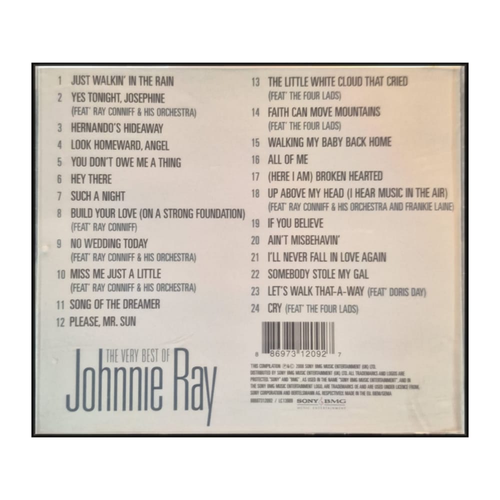 Johnnie Ray: Just Walkin' In The Rain – The Very Best Of