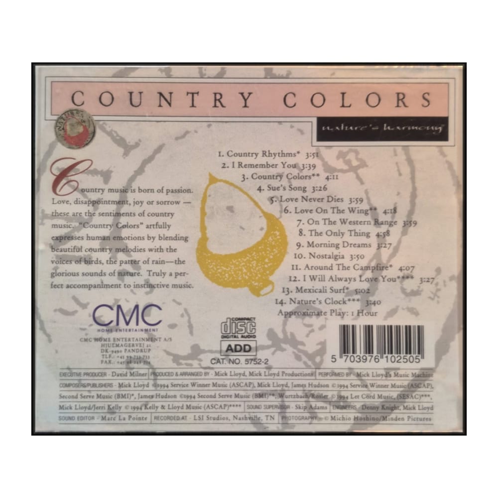 Nature'S Harmony: Country Colors