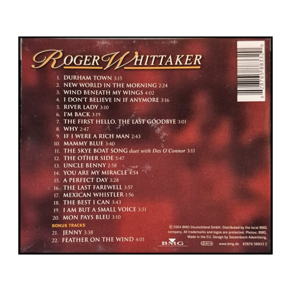 Roger Whittaker: Now & Then – Greatest Hits 1964-2004