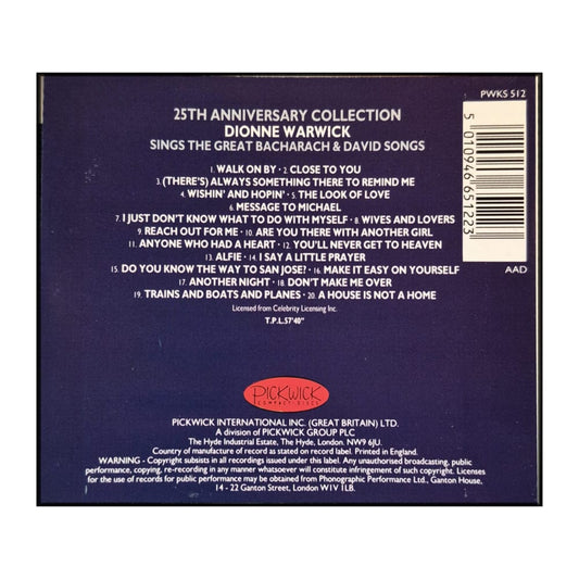 Dionne Warwick: 25Th Anniversary Collection