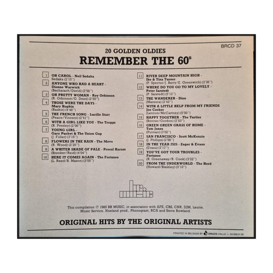 20 Golden Oldies: Remember The 1960S