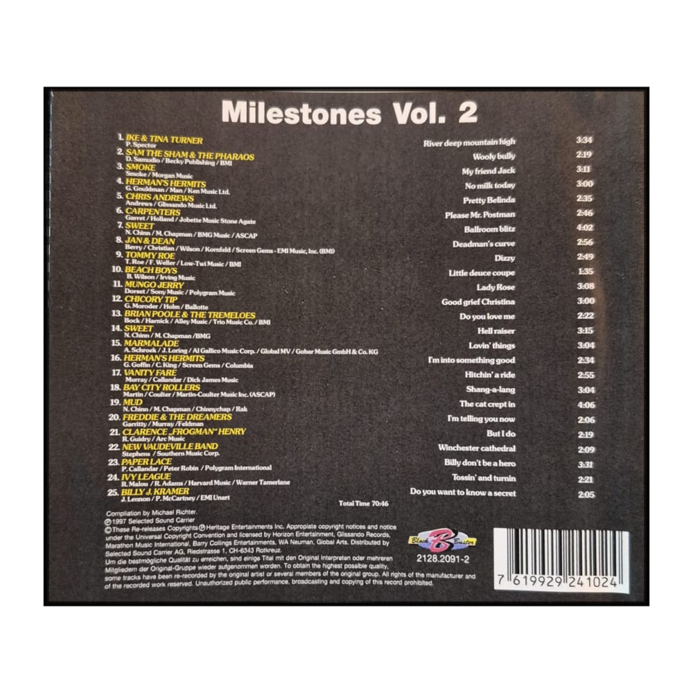 Milestones Of Pop & Rock V2