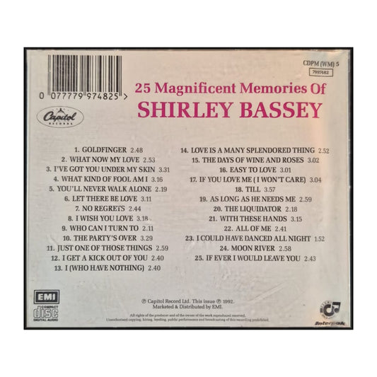 Shirley Bassey: 25 Magnificent Memories