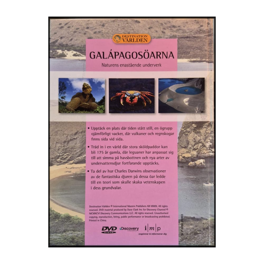 Destination Världen 08: Galápagosöarna – Naturens Enastående Underverk
