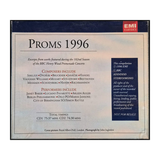 Bbc Music: Proms 1996 - 1996 Season