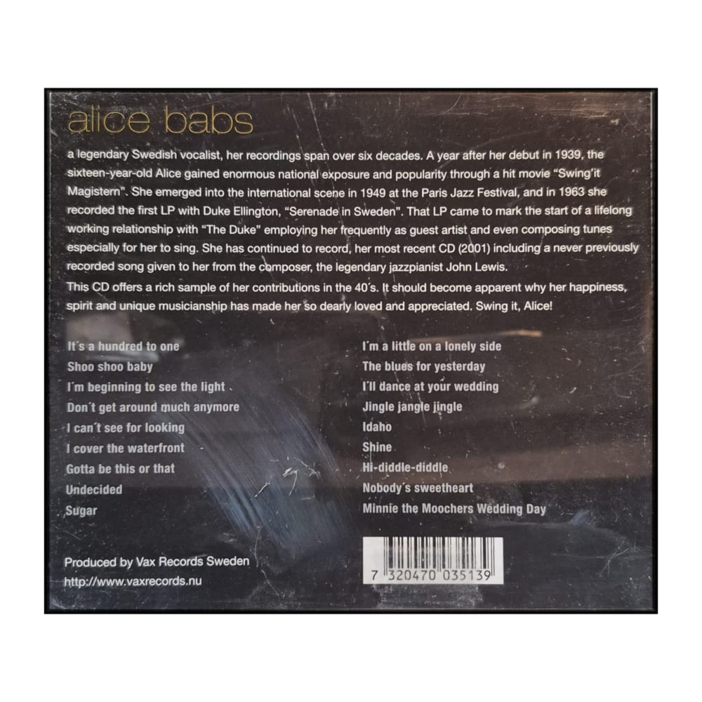 Alice Babs: Early Recordings 1939-1949