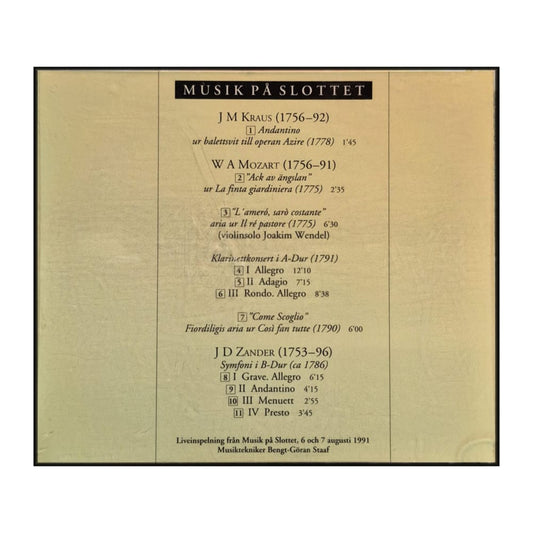 Musik På Slottet: Mozart & Kraus & Zander