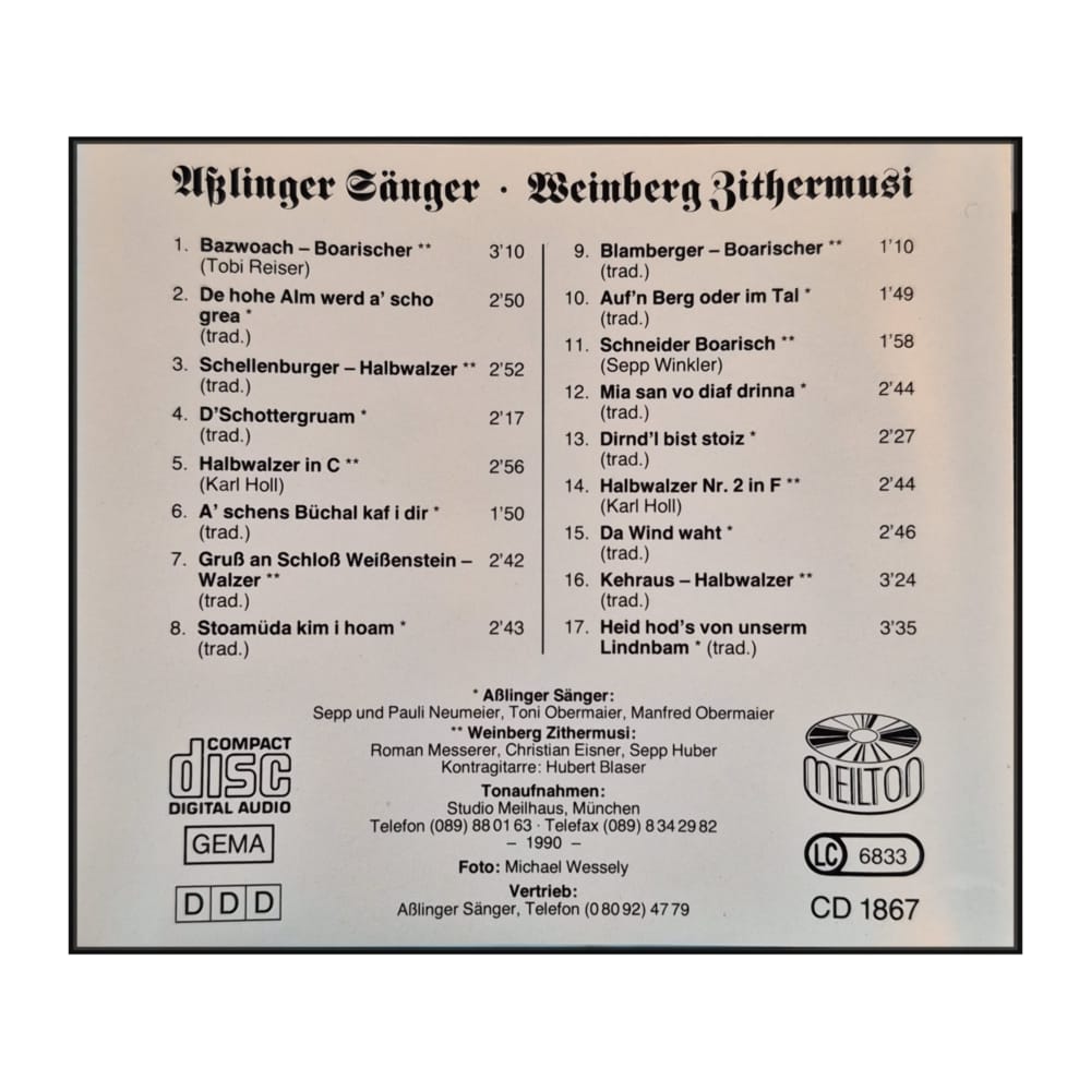 Mit G'Sang Und Musi Durch'S Jahr: Klingende Zillertaler