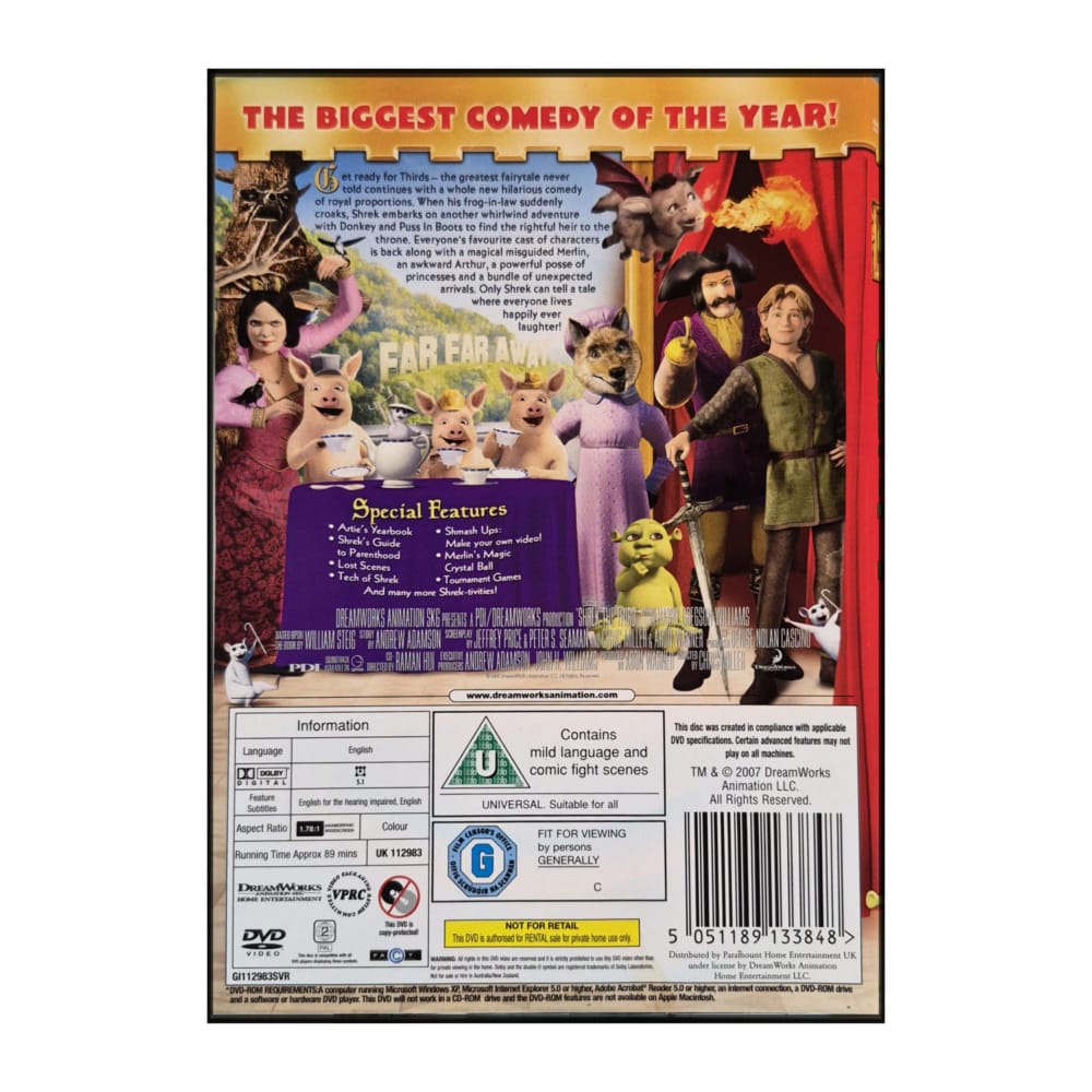 Shrek 3: Shrek The Third