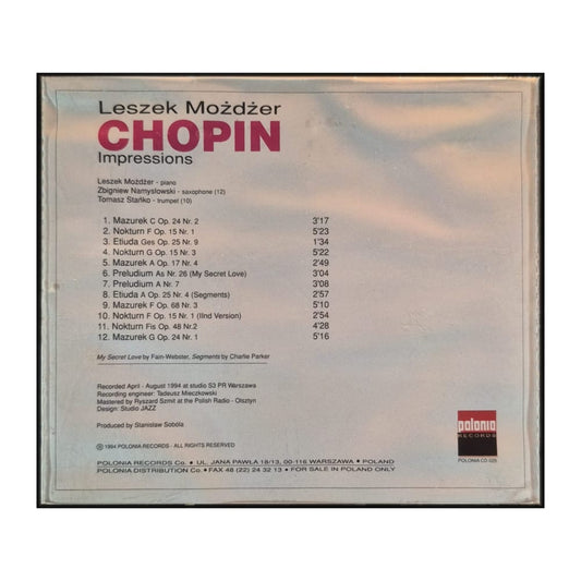 Leszek Możdżer: Chopin Impressions