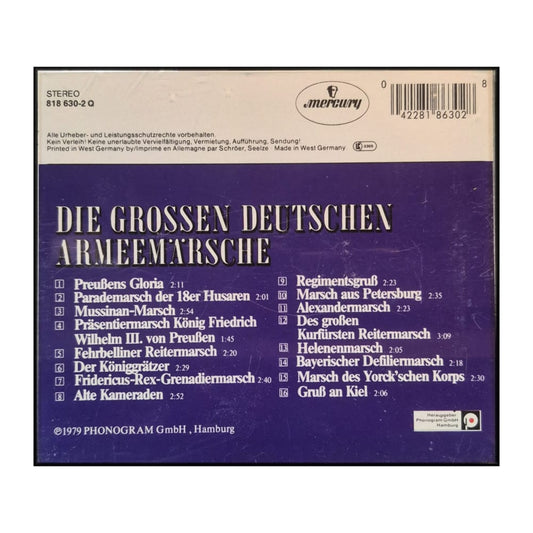 Heeresmusikkorps 6: Die Grossen Deutschen Armeemärsche