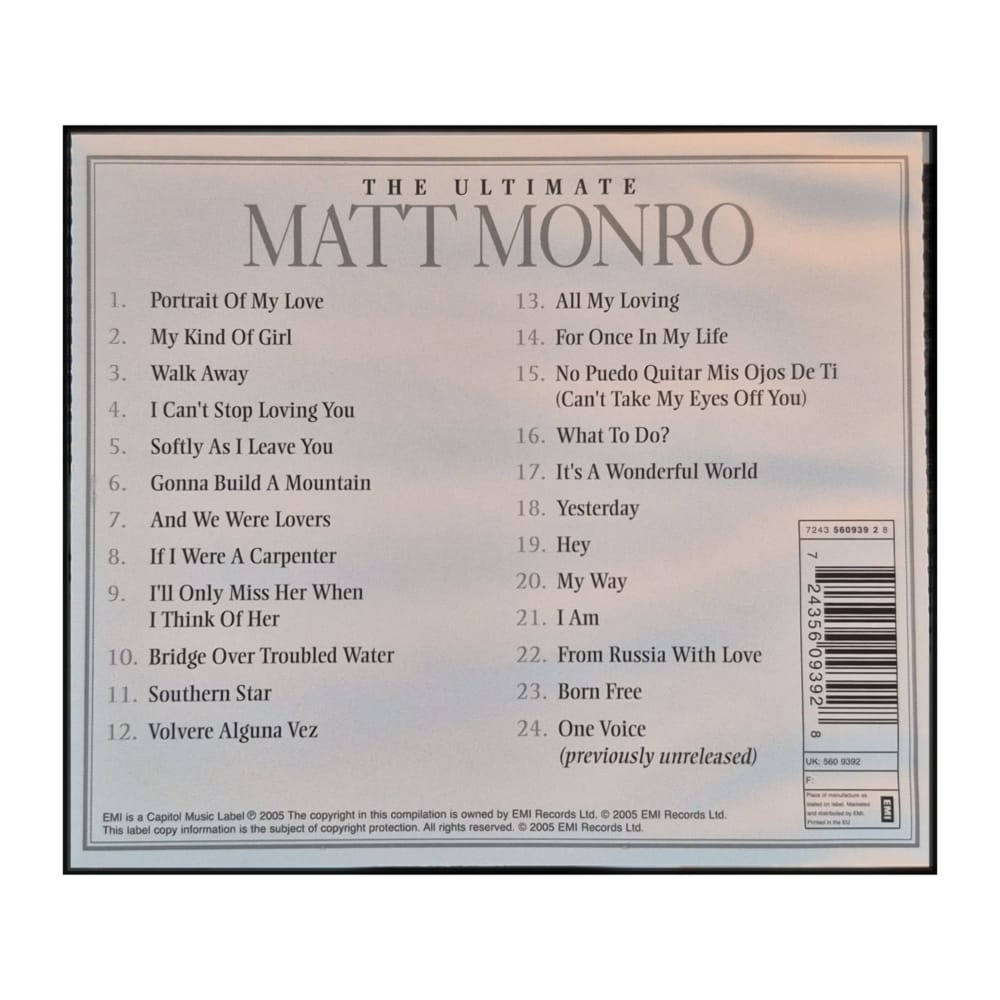 Matt Monro: The Ultimate