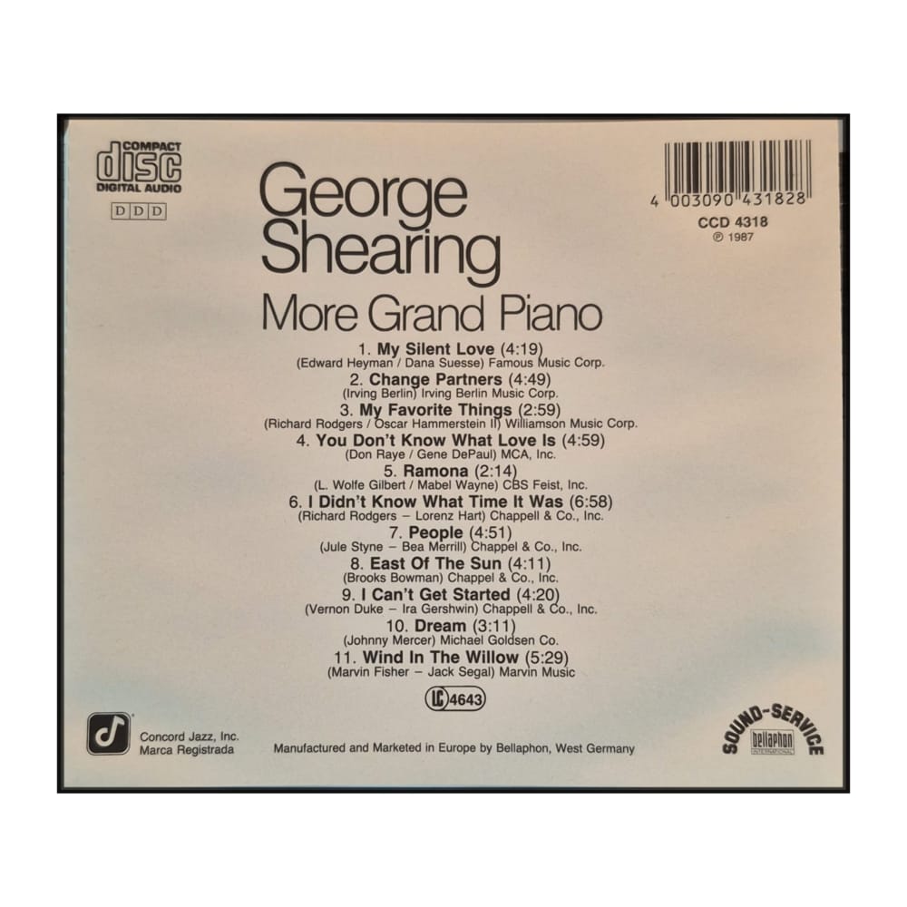 George Shearing: More Grand Piano