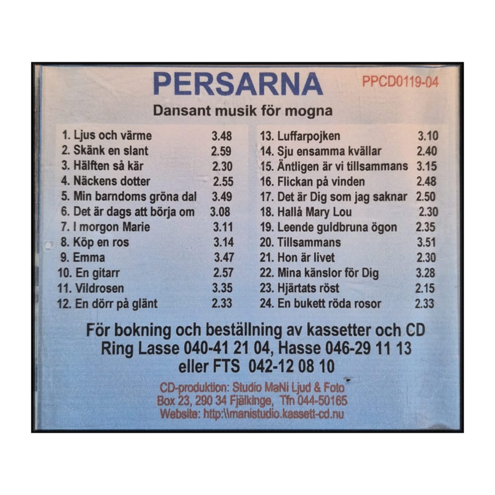 Persarna: Dansant Musik För Mogna
