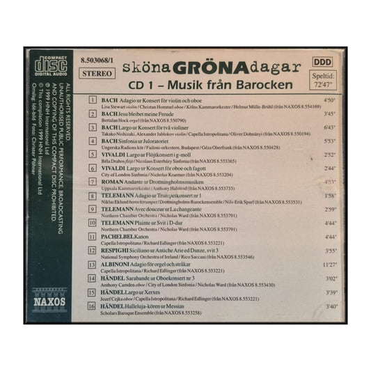 Naxos: Sköna Gröna Dagar Disc-1 Musik Från Barocken